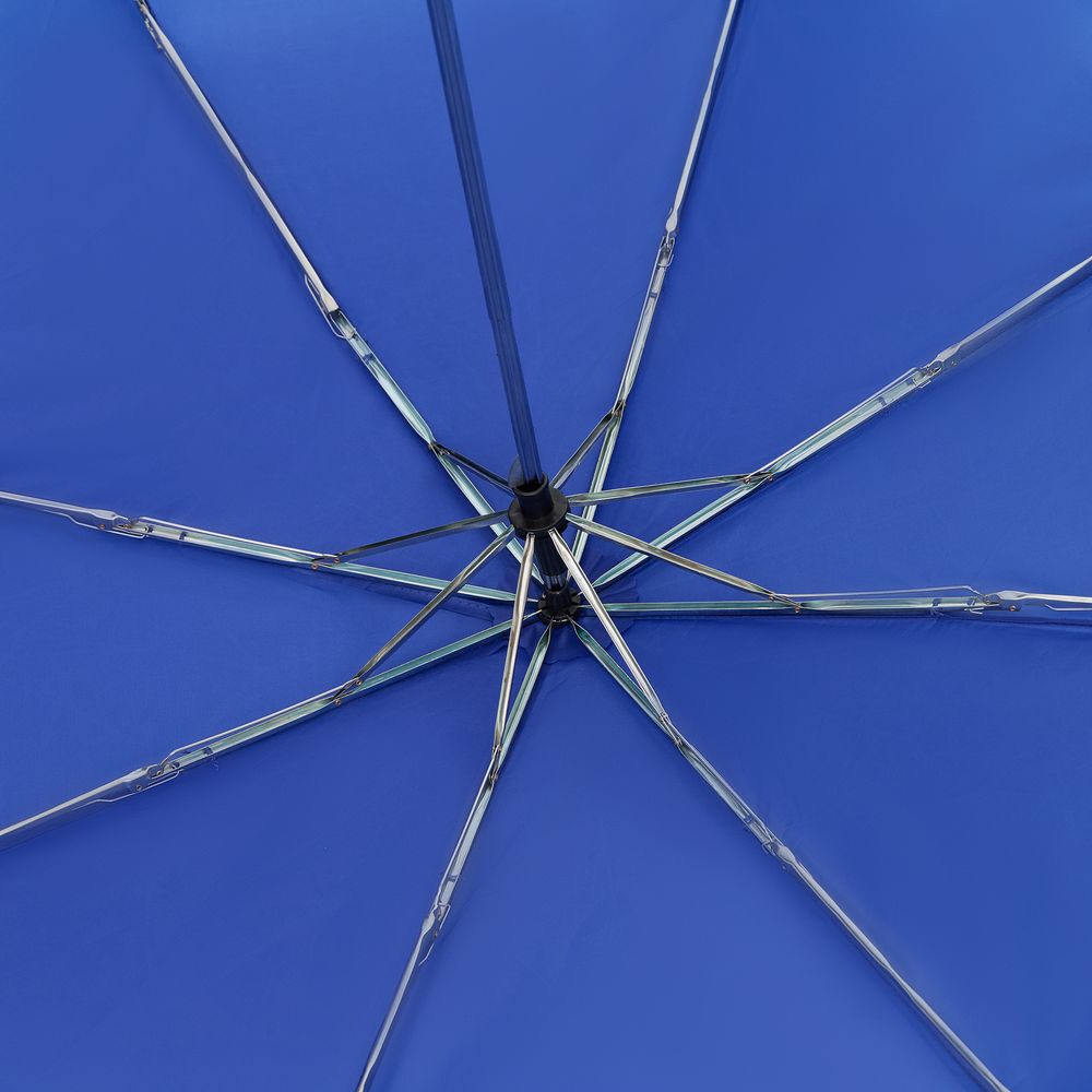 Зонт складной Basic, синий — изображение 6