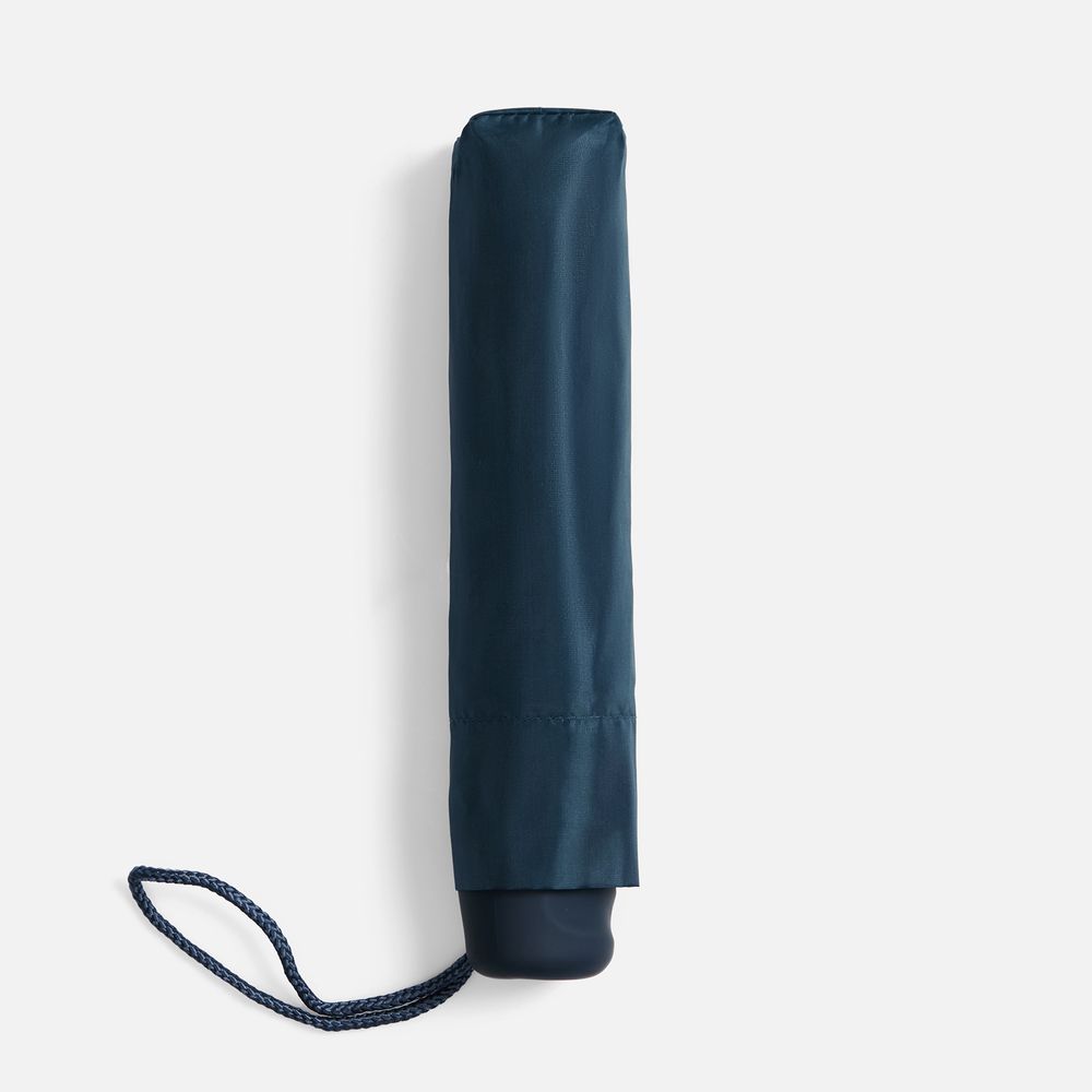 Зонт складной Basic, темно-синий — изображение 5