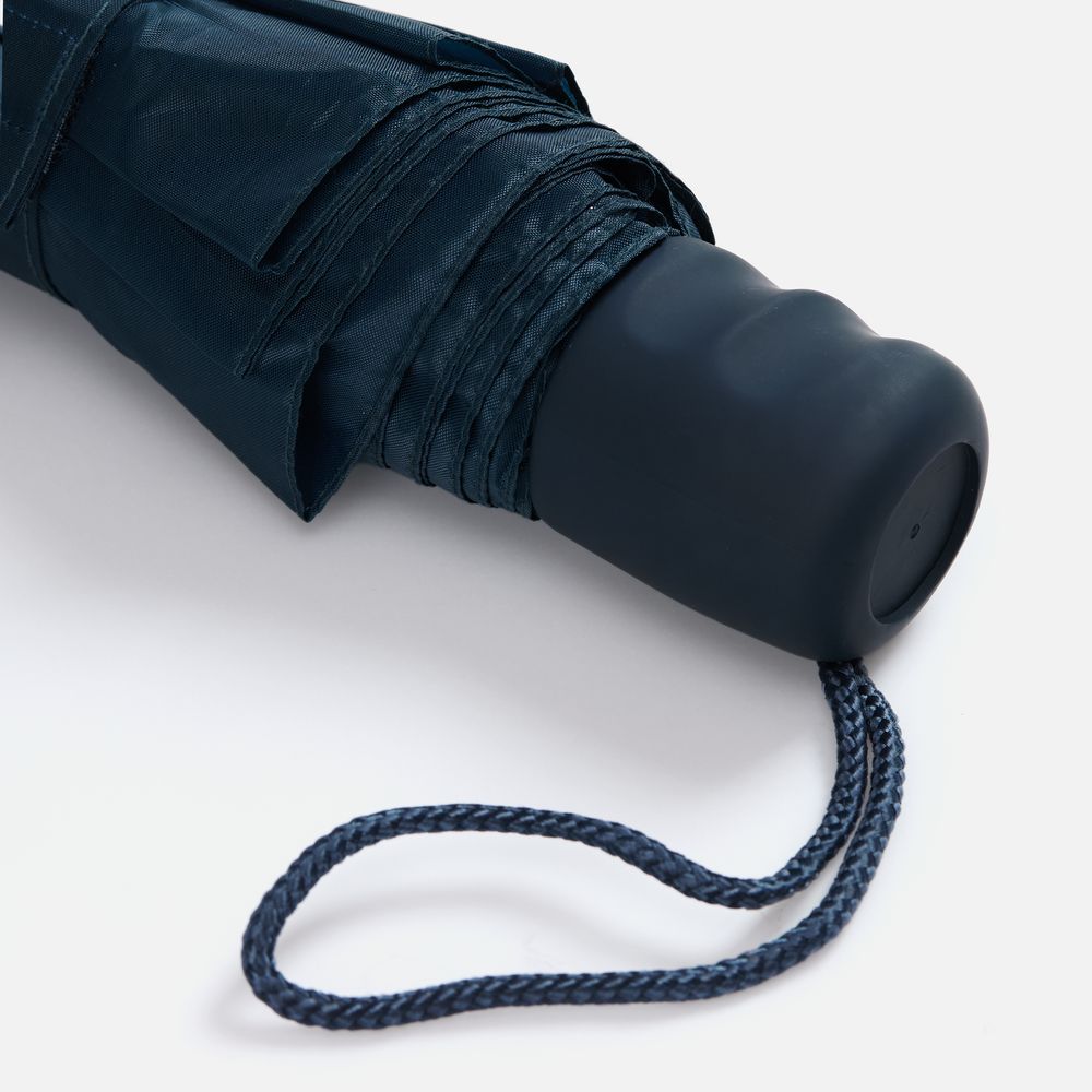 Зонт складной Basic, темно-синий — изображение 6