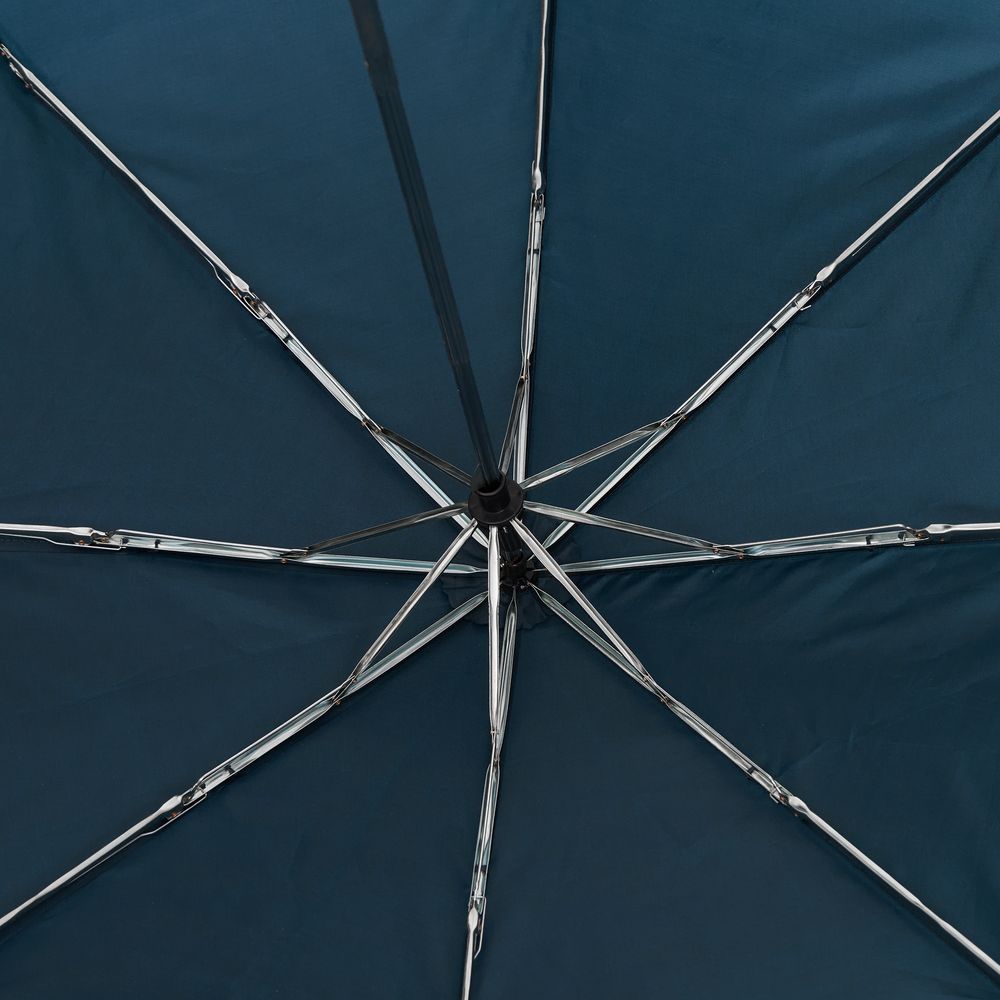 Зонт складной Basic, темно-синий — изображение 3
