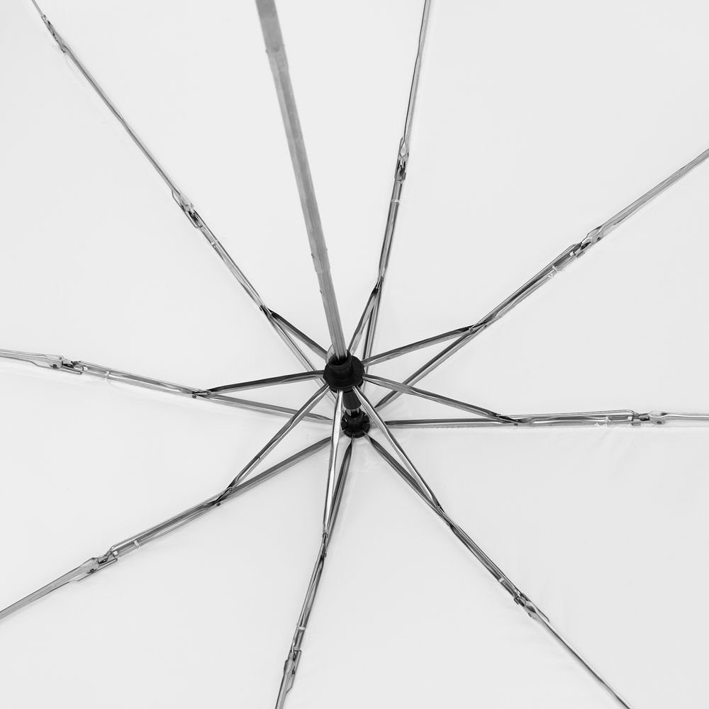 Зонт складной Basic, белый — изображение 5