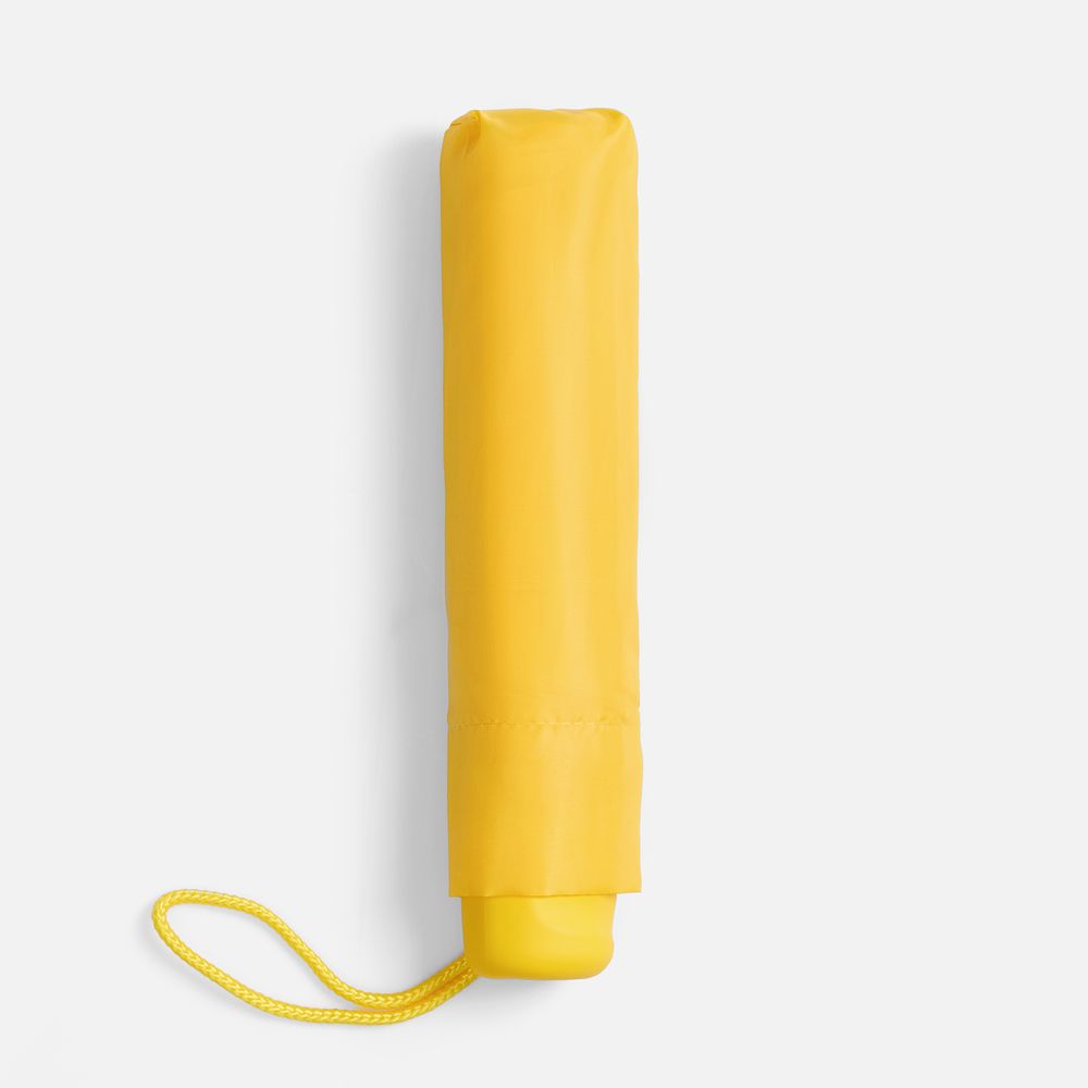 Зонт складной Basic, желтый — изображение 4