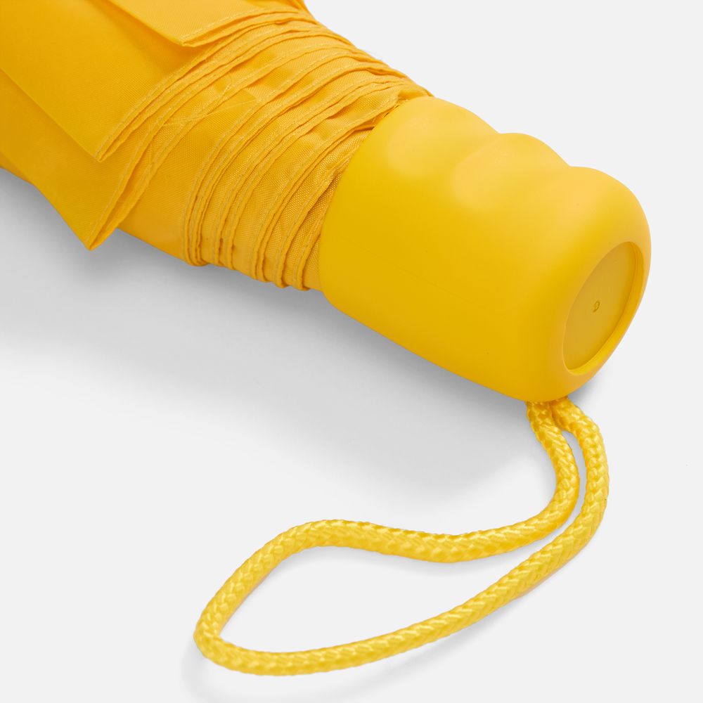 Зонт складной Basic, желтый — изображение 7