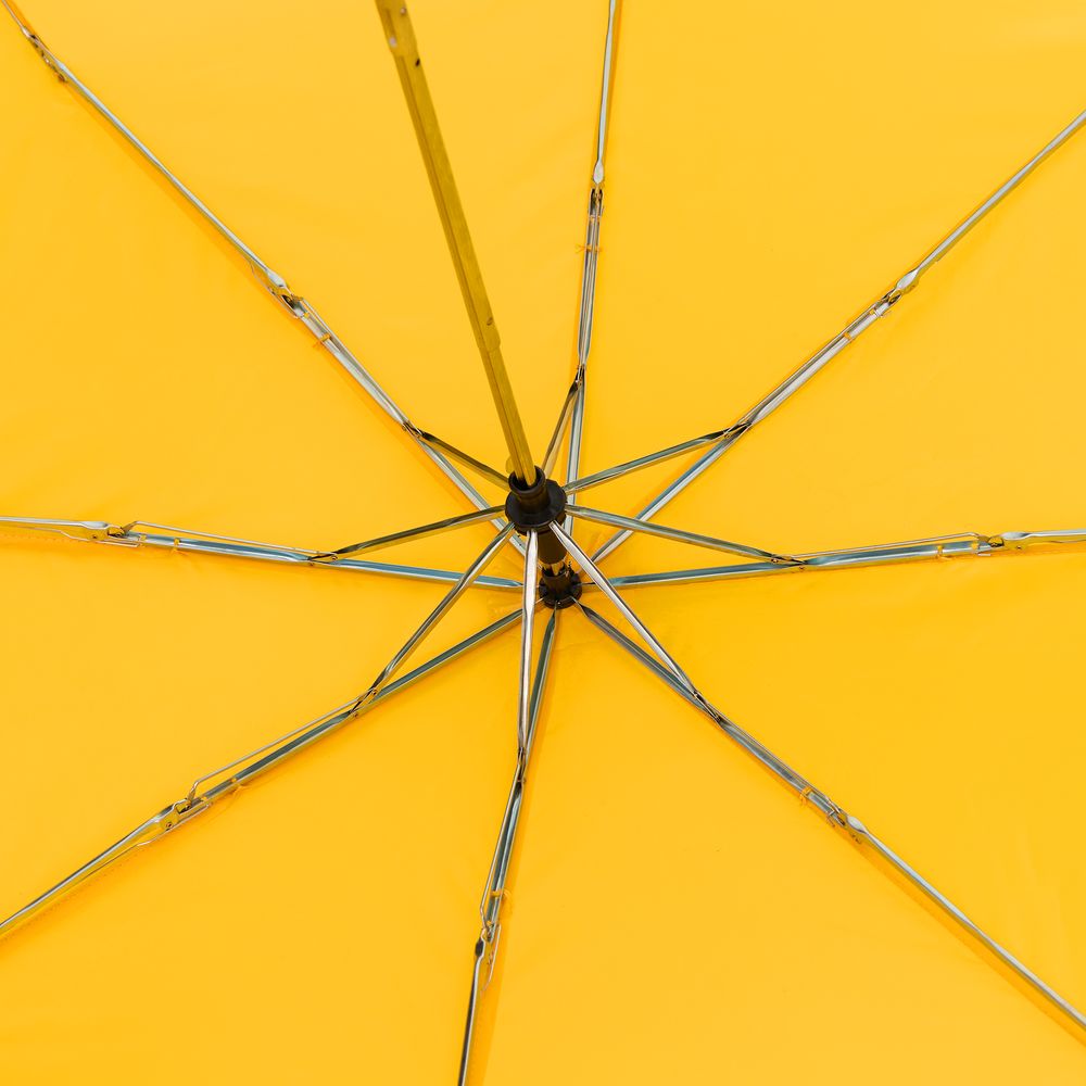 Зонт складной Basic, желтый — изображение 5