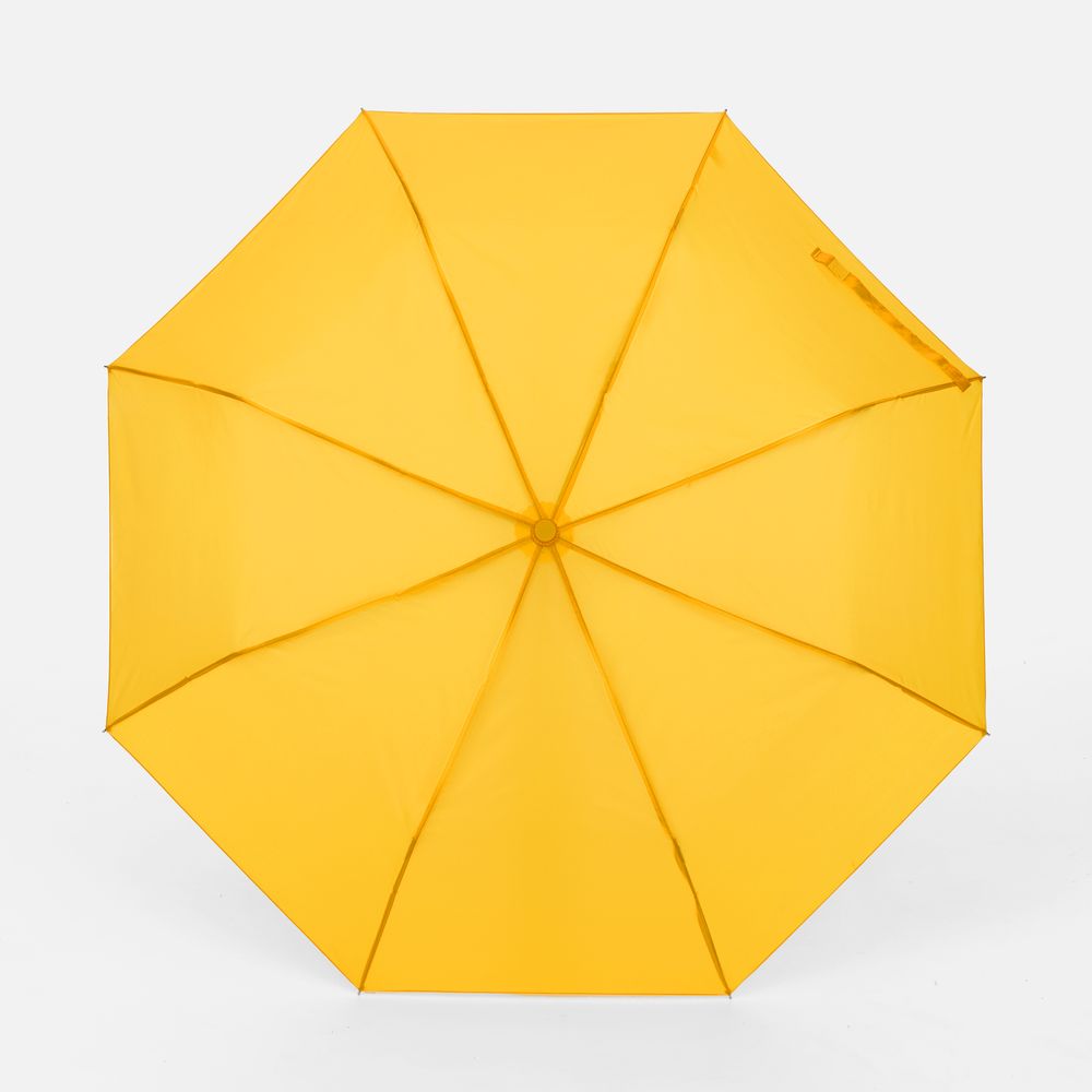 Зонт складной Basic, желтый — изображение 2
