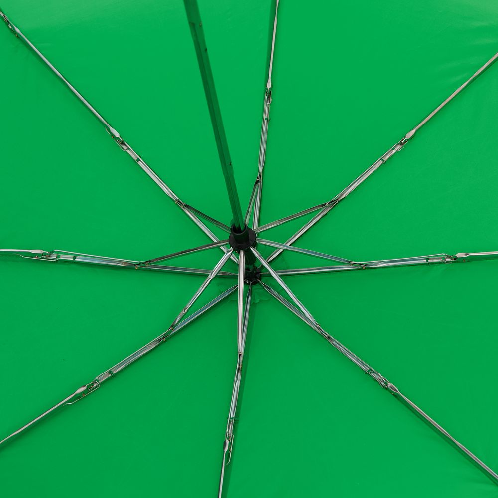Зонт складной Basic, зеленый — изображение 5