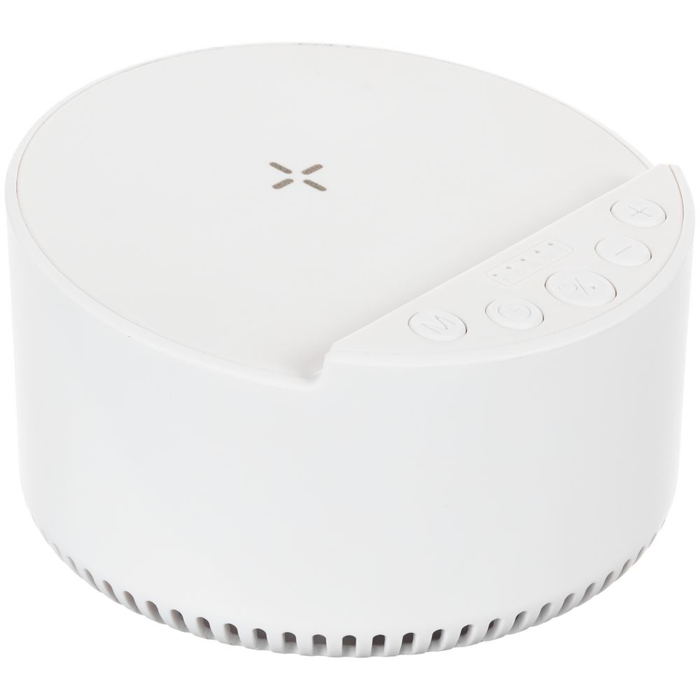 Bluetooth-колонка с беспроводной зарядкой relaxTime, белая — изображение 2