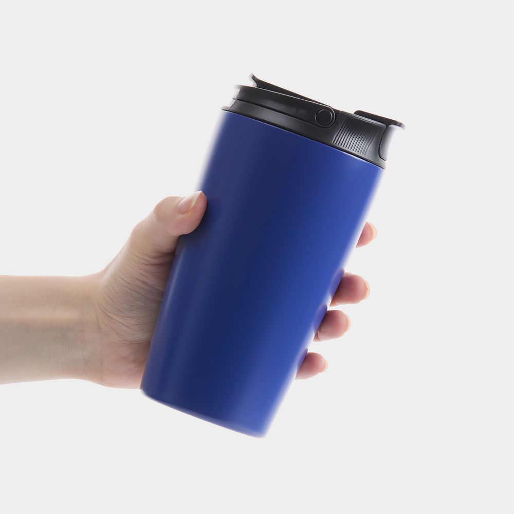 Термостакан с двумя поильниками Duetta, синий — изображение 7