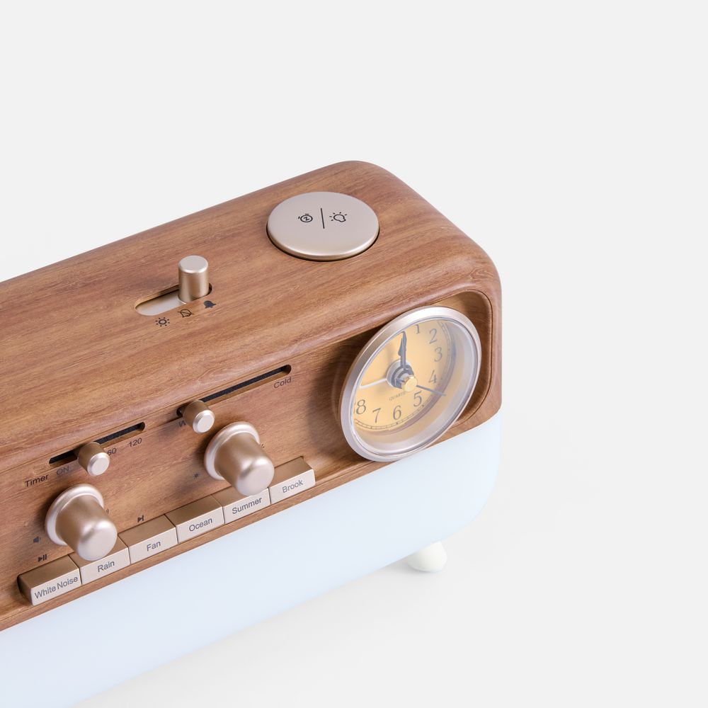 Bluetooth-колонка с беспроводной зарядкой, часами и подсветкой Multiverse, ver.2 — изображение 6