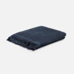 Плед вафельный Elenglect, темно-серый