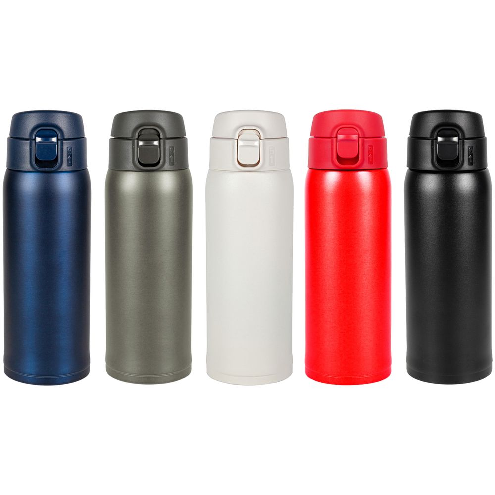 Термокружка Relaxika, ver.2, черная — изображение 6