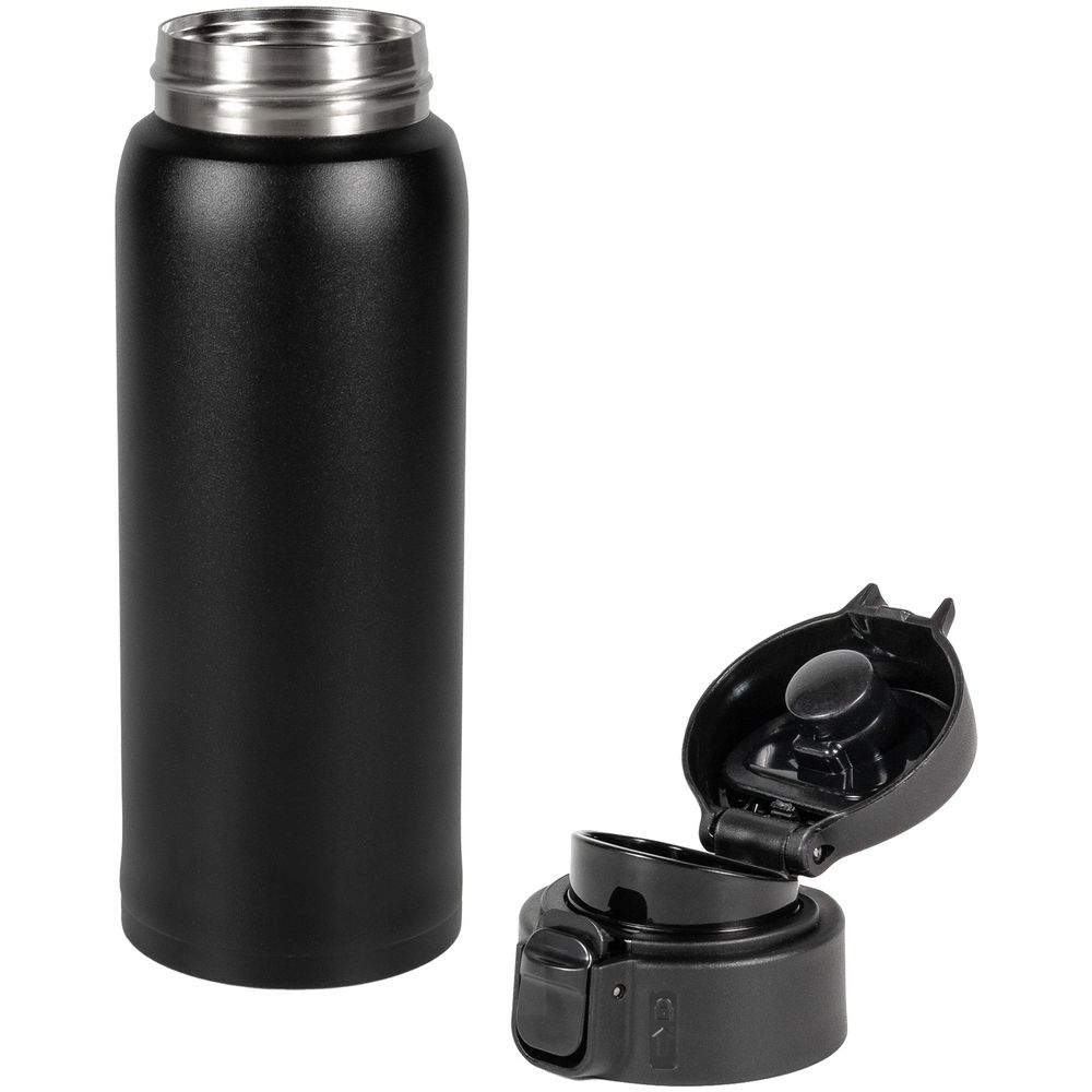 Термокружка Relaxika, ver.2, черная — изображение 2