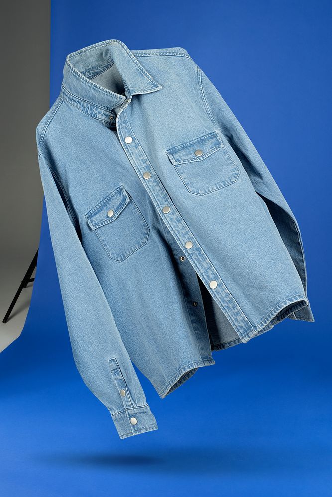 Куртка джинсовая O3, голубая — изображение 12