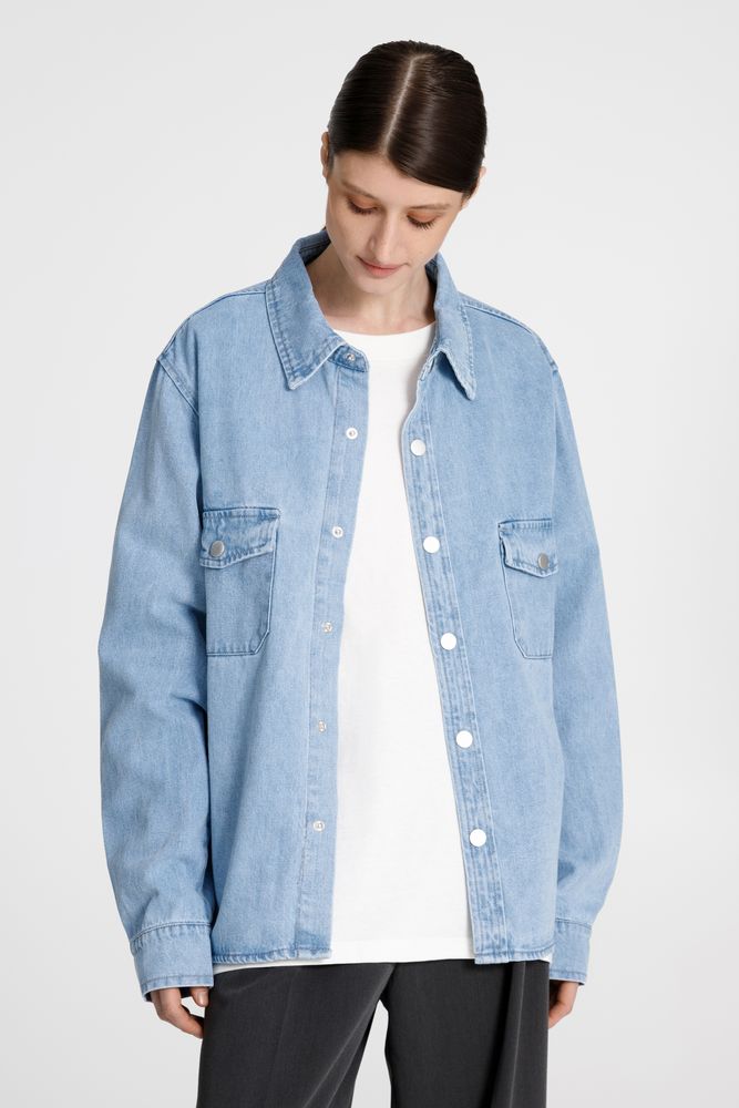 Куртка джинсовая O3, голубая — изображение 4