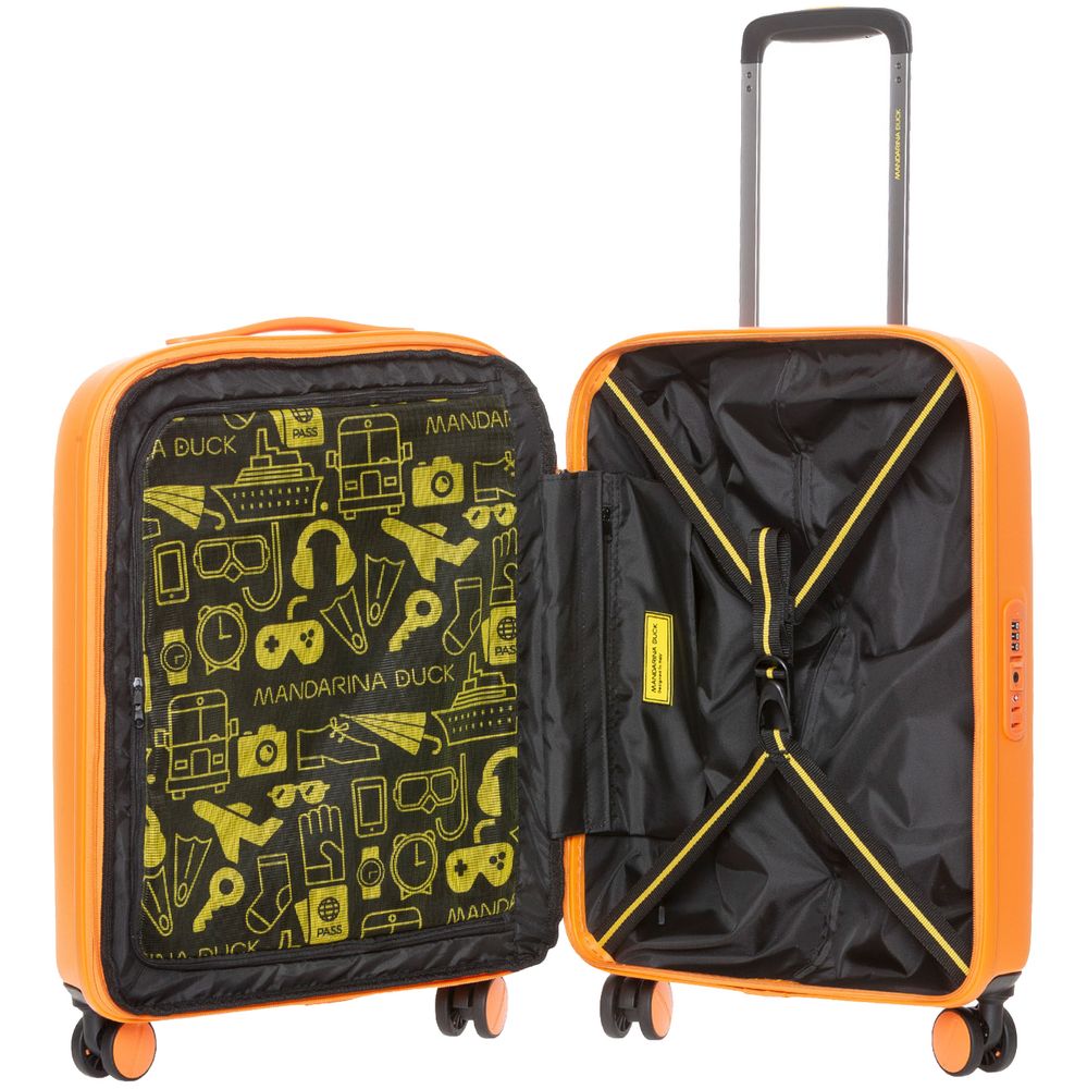 Чемодан Logoduck S, оранжевый — изображение 4