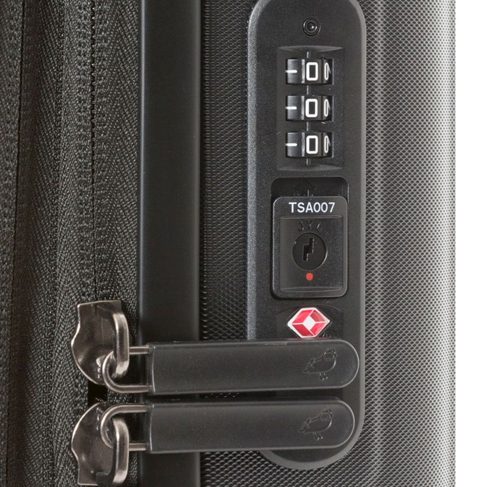 Чемодан Logoduck S, черный — изображение 5