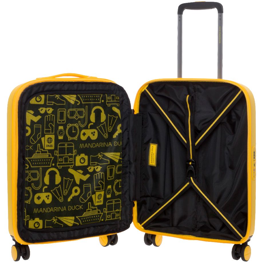 Чемодан Logoduck S, желтый — изображение 3