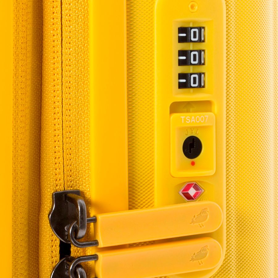 Чемодан Logoduck S, желтый — изображение 4