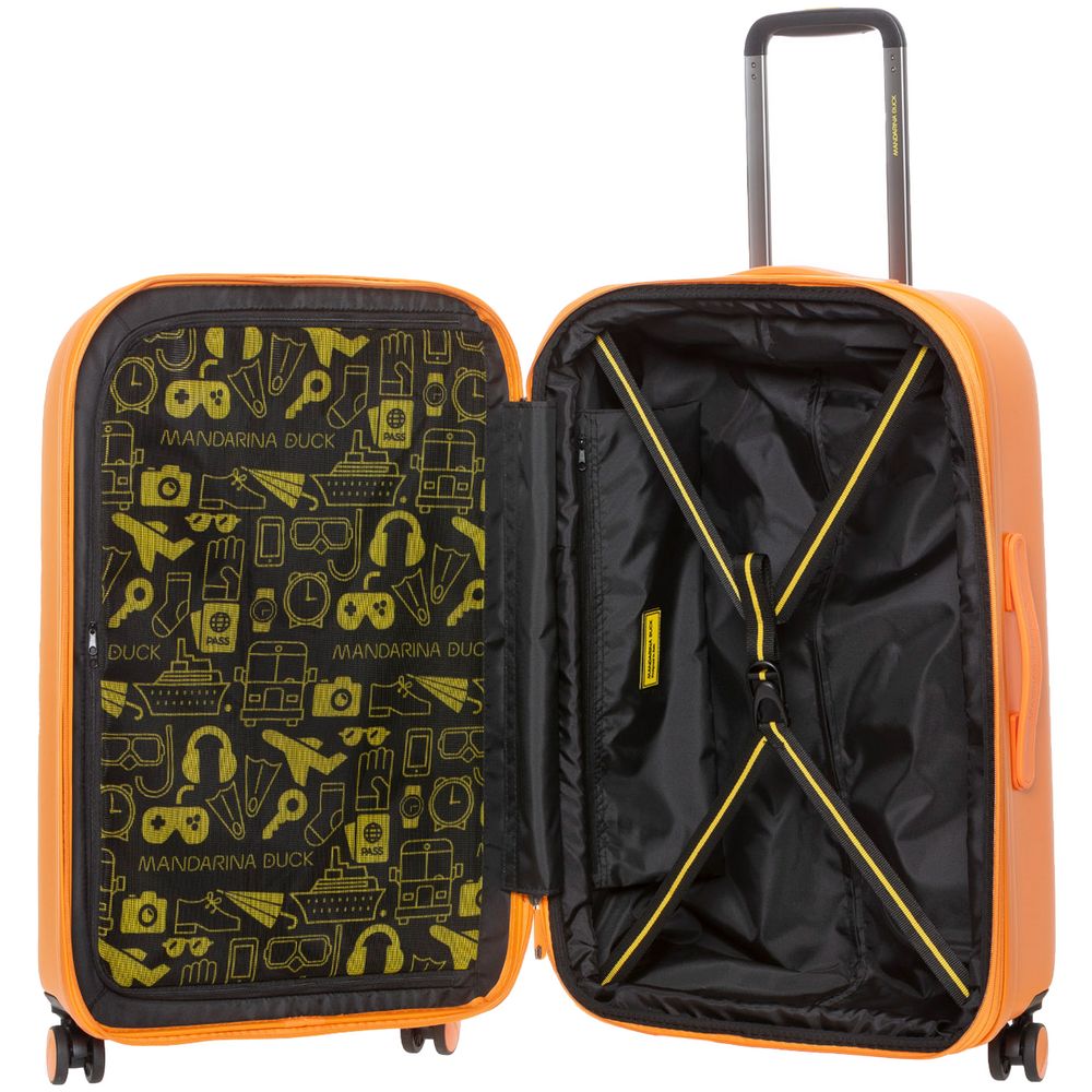 Чемодан Logoduck M, оранжевый — изображение 4