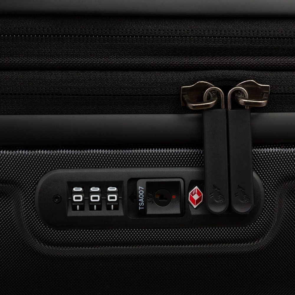 Чемодан Logoduck M, черный — изображение 7