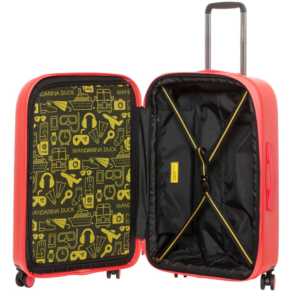 Чемодан Logoduck M, красный — изображение 4