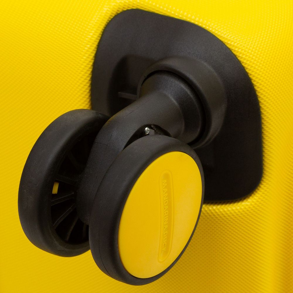 Чемодан Logoduck M, желтый — изображение 8