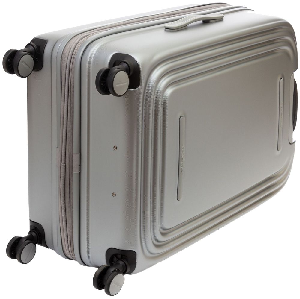 Чемодан Logoduck L, серебристый — изображение 6