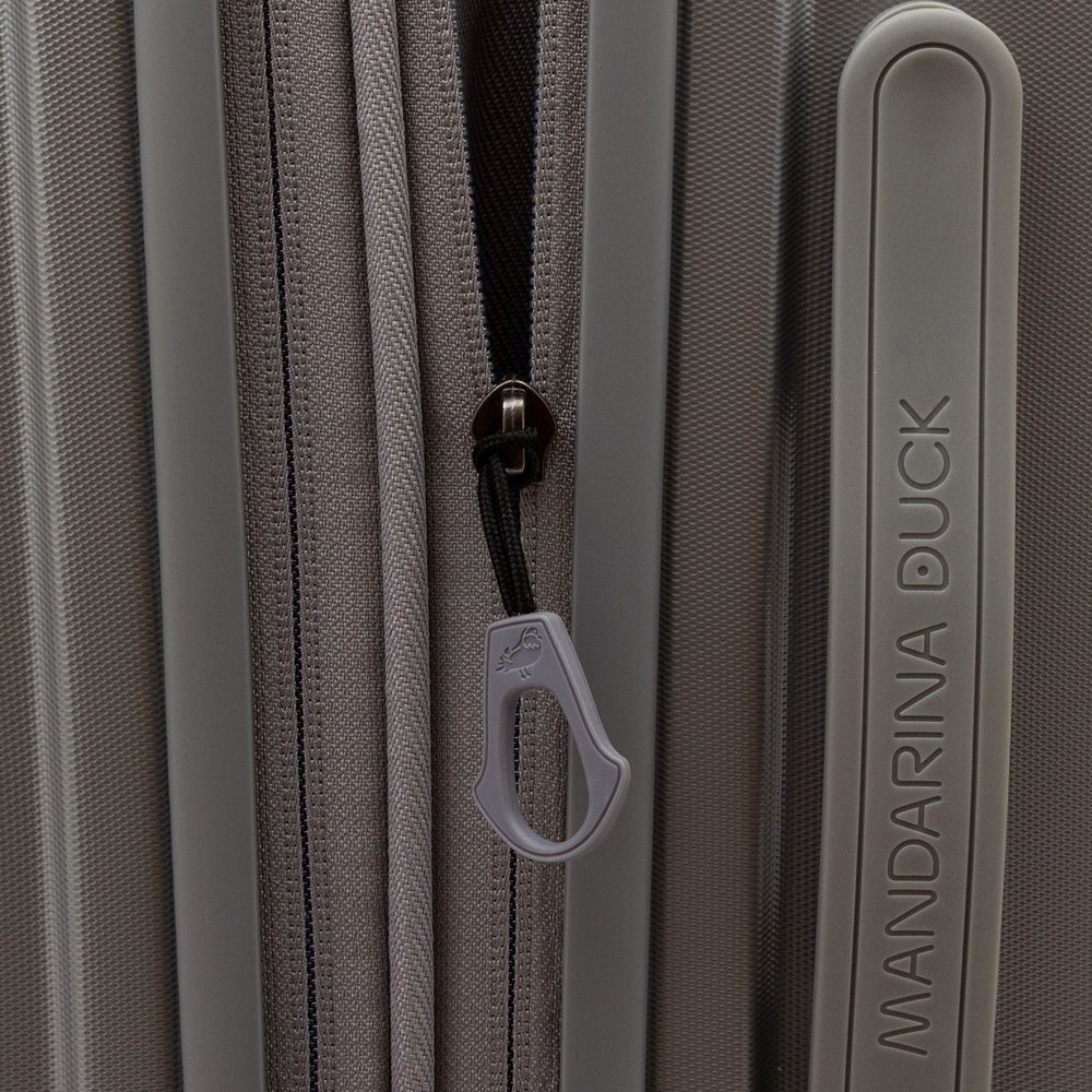 Чемодан Logoduck L, серебристый — изображение 8