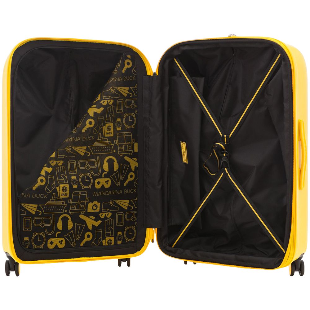 Чемодан Logoduck L, желтый — изображение 4