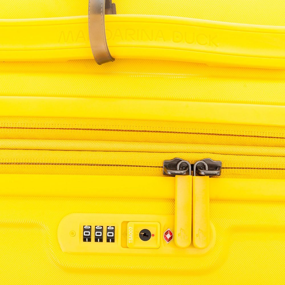 Чемодан Logoduck L, желтый — изображение 7