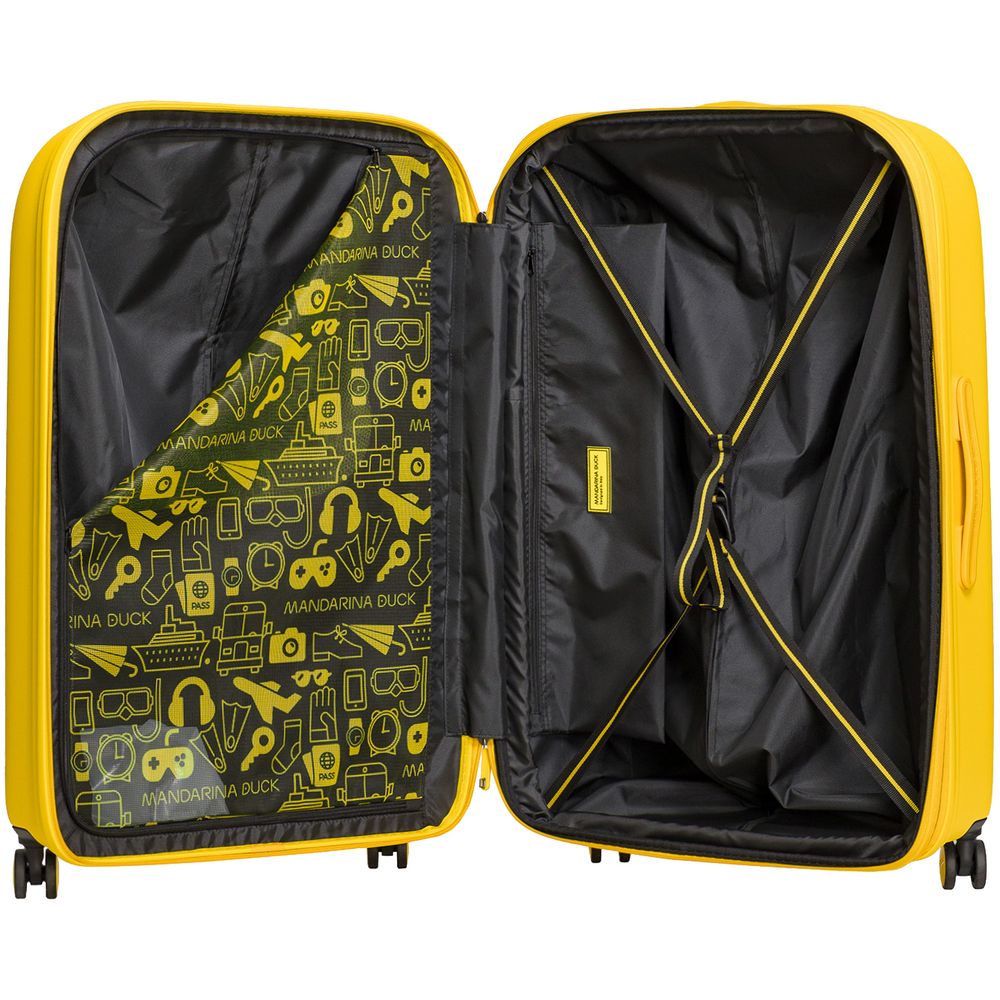 Чемодан Logoduck XL, желтый — изображение 4