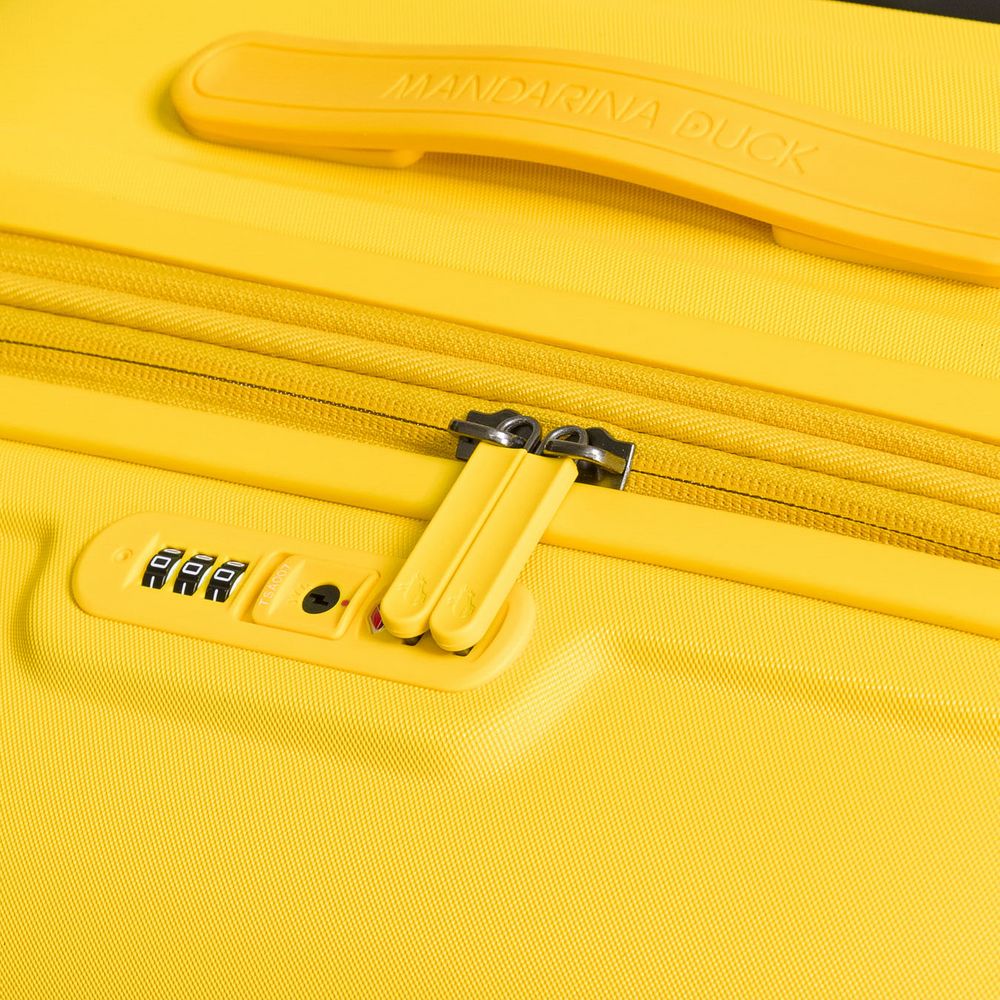 Чемодан Logoduck XL, желтый — изображение 7