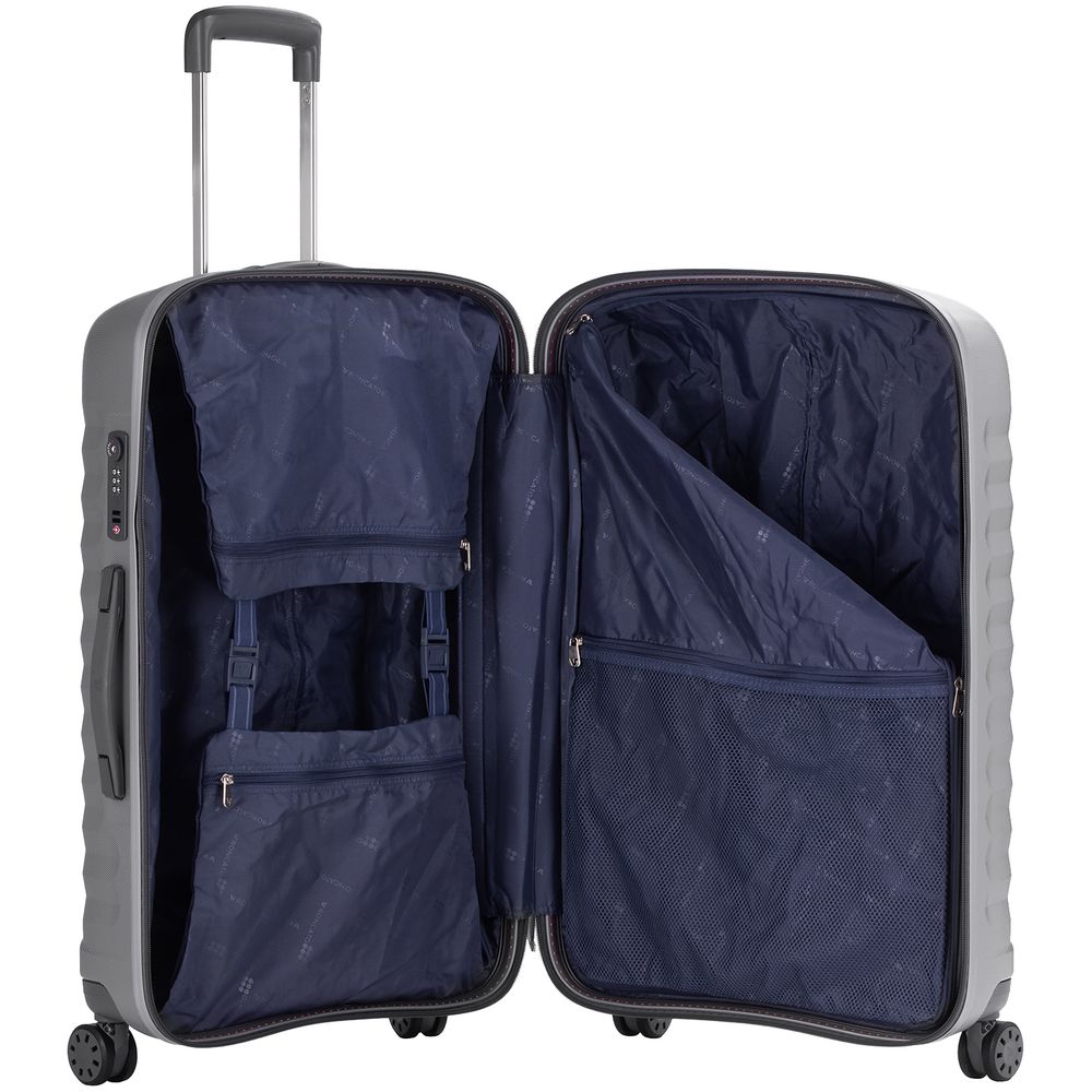 Чемодан Uno Zip Special M, серый — изображение 3