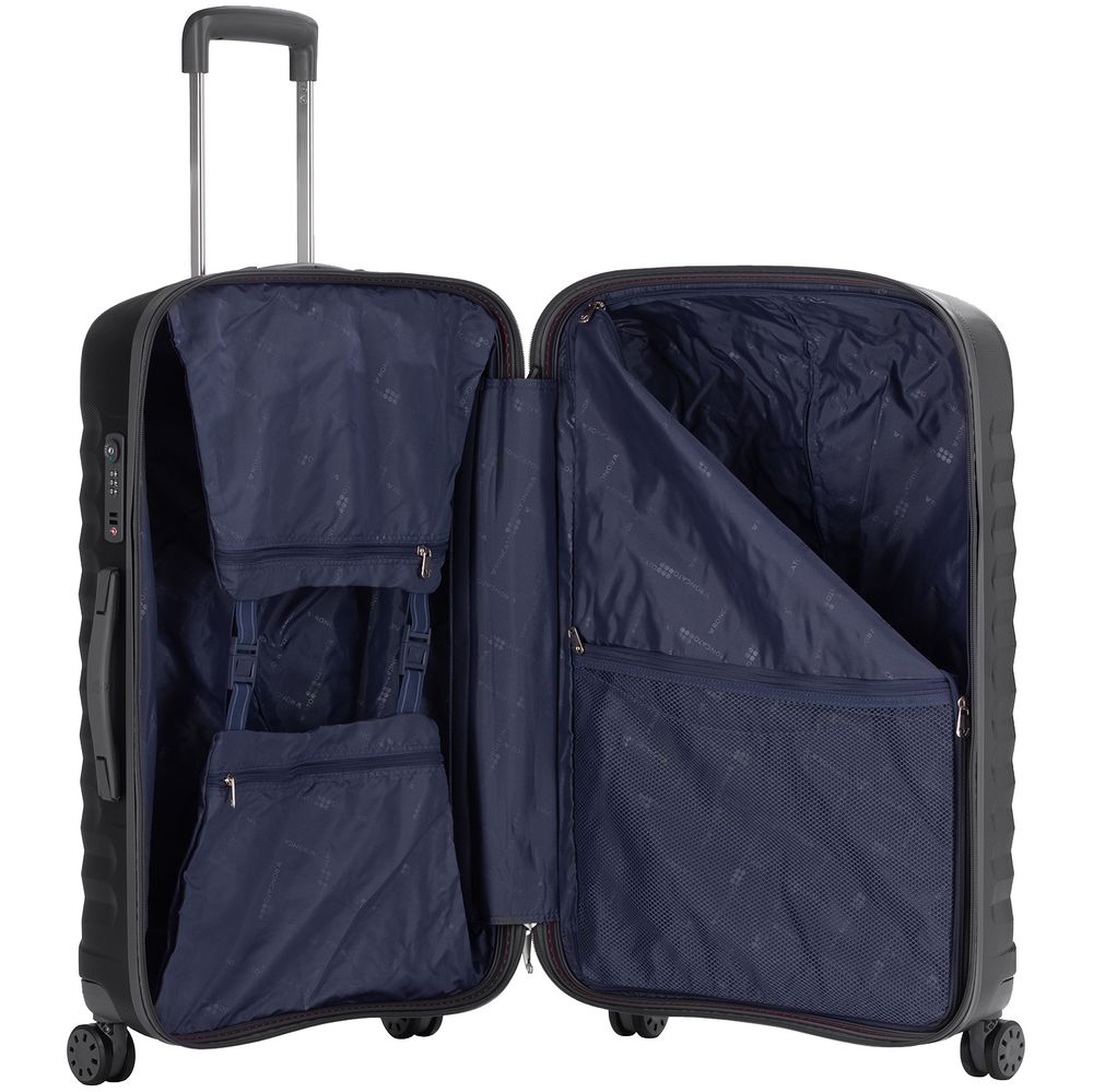 Чемодан Uno Zip Special M, черный — изображение 3