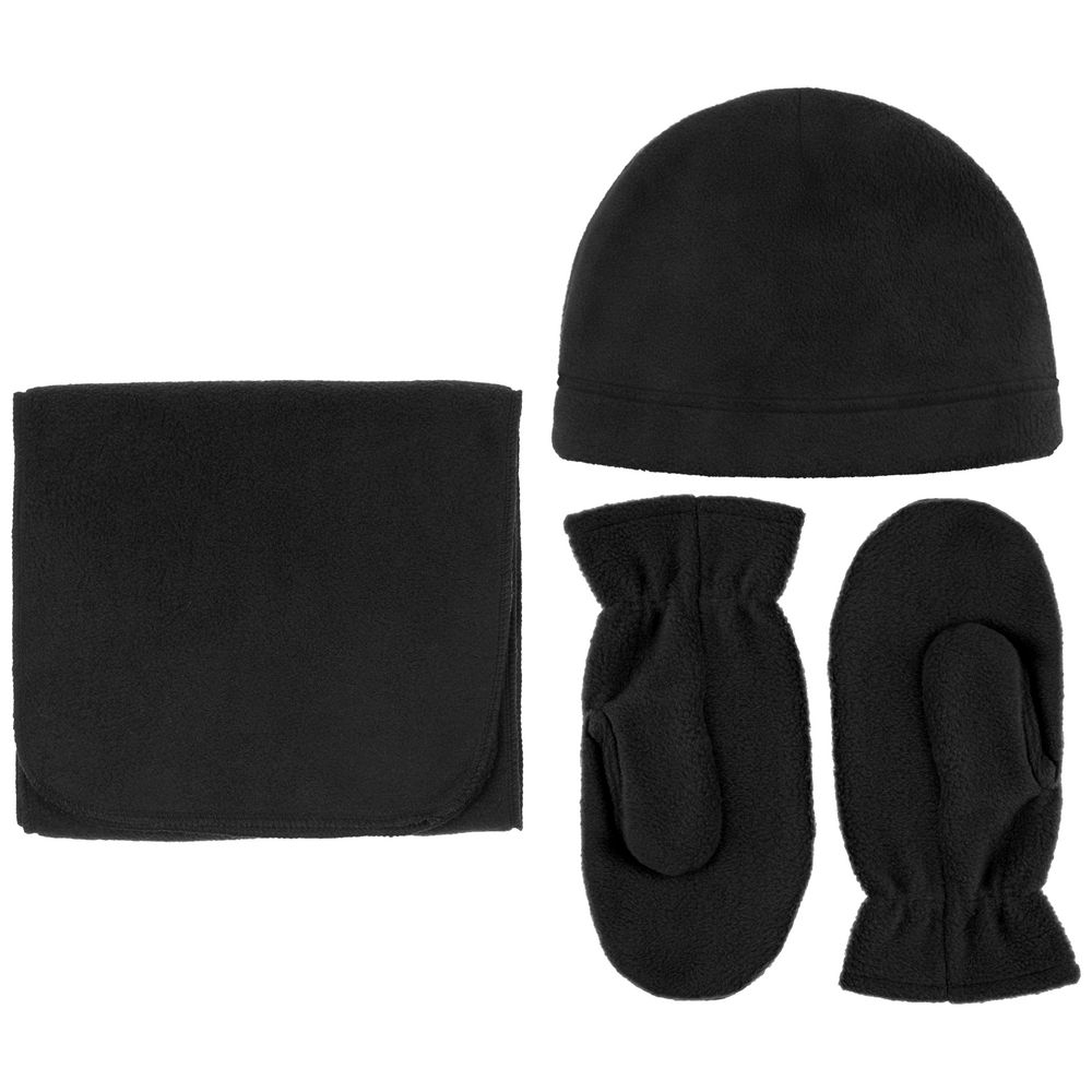 Шапка Fleecy, черная — изображение 4