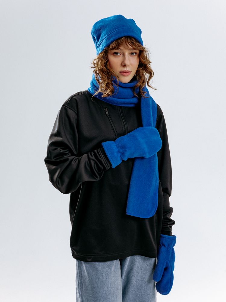 Варежки Fleecy, ярко-синие — изображение 6