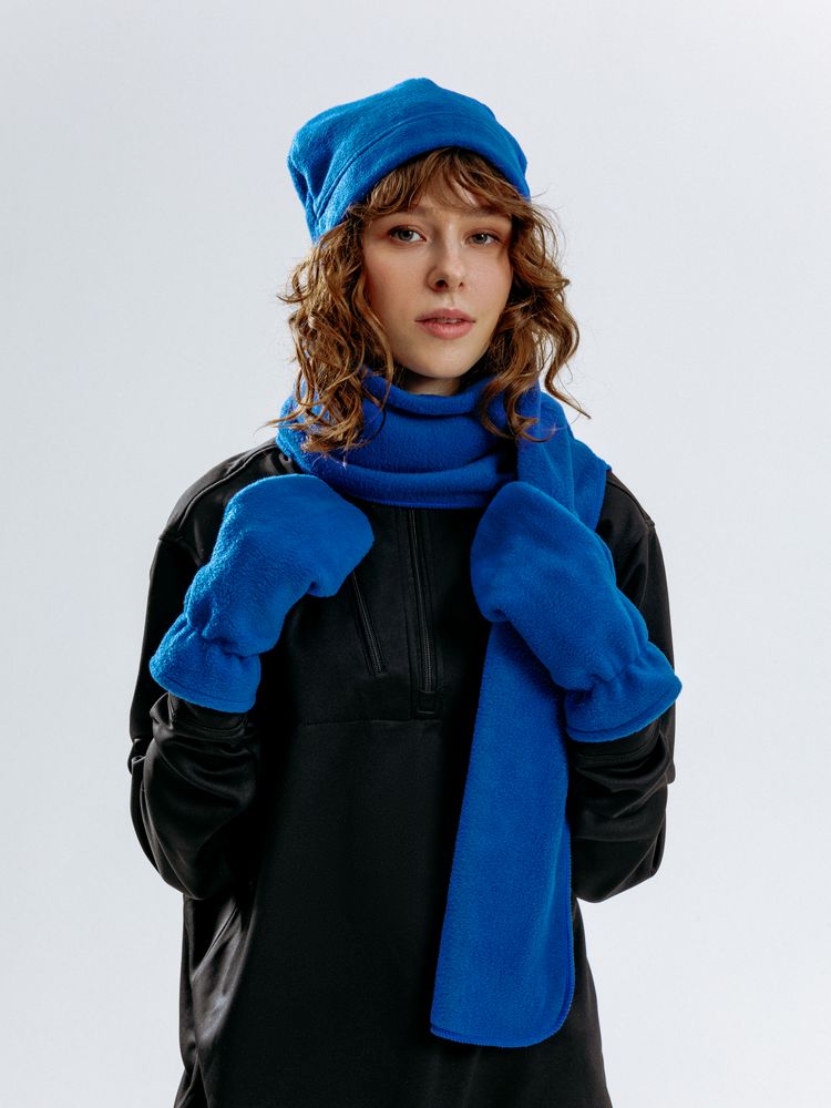 Варежки Fleecy, ярко-синие — изображение 7