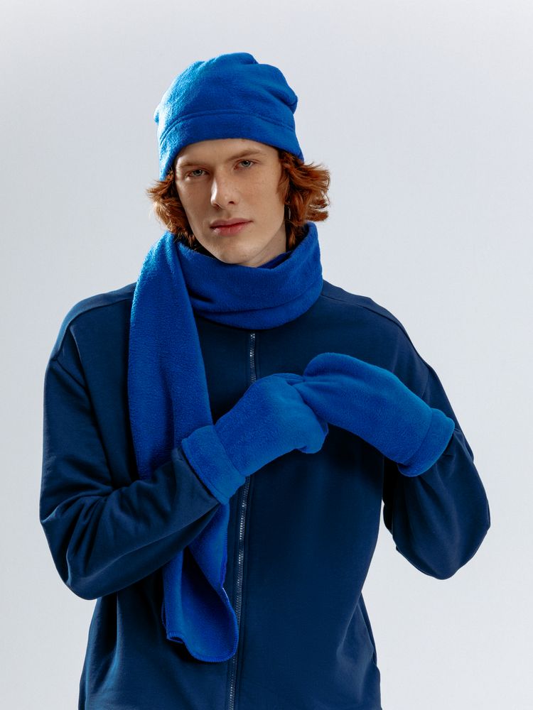 Варежки Fleecy, ярко-синие — изображение 8