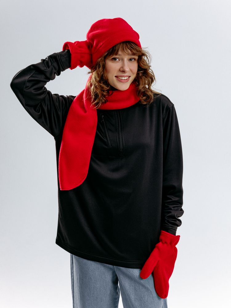 Варежки Fleecy, красные — изображение 7