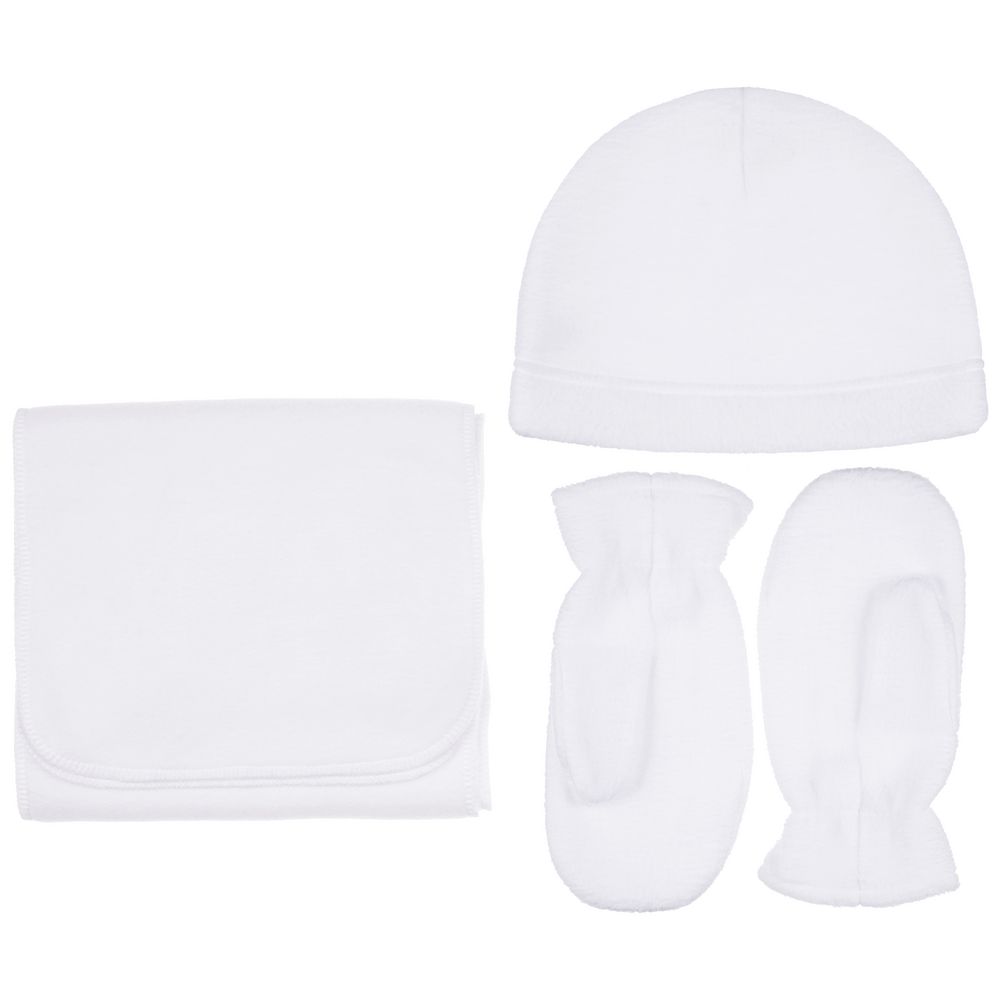 Шарф Fleecy, белый — изображение 4