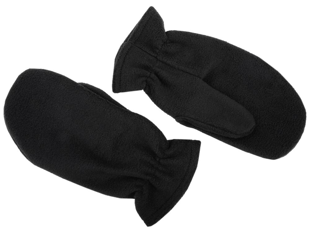 Варежки Fleecy, черные — изображение 3