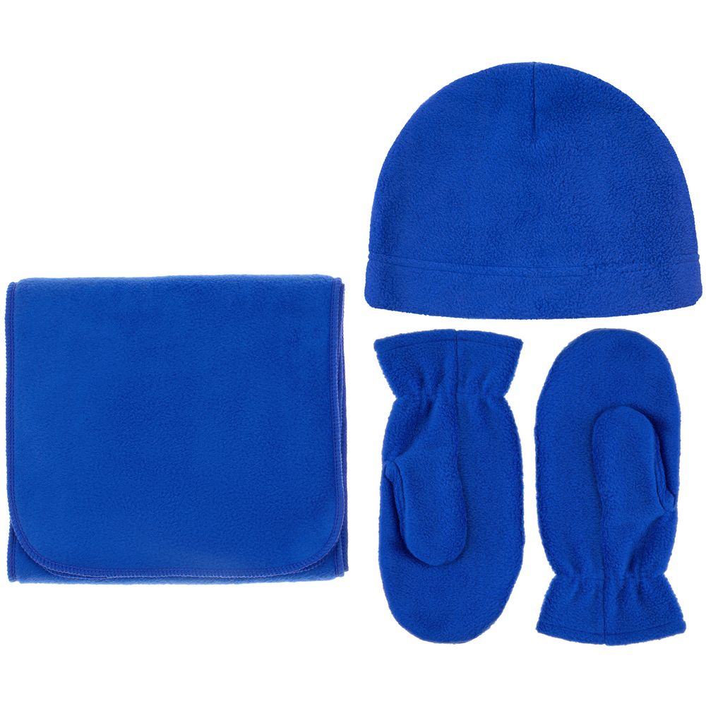 Варежки Fleecy, ярко-синие — изображение 4