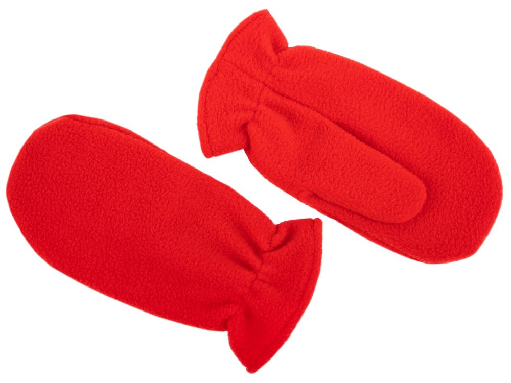 Варежки Fleecy, красные — изображение 3
