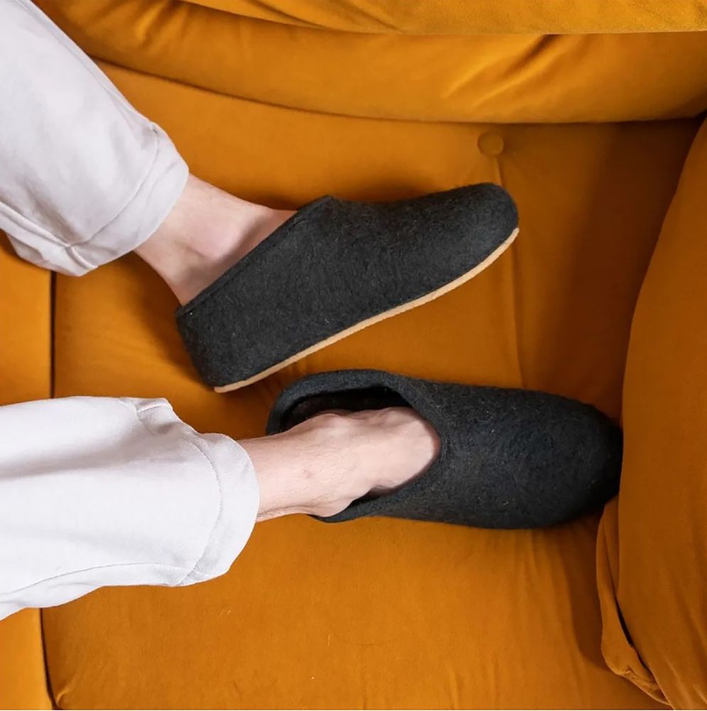 Домашние валенки Cant, черные — изображение 5