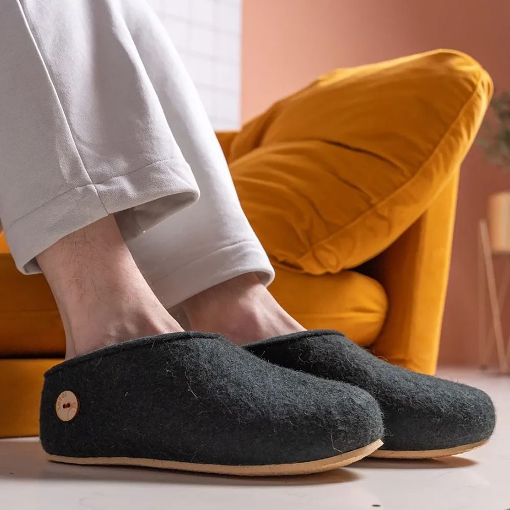 Домашние валенки Cant, черные — изображение 7