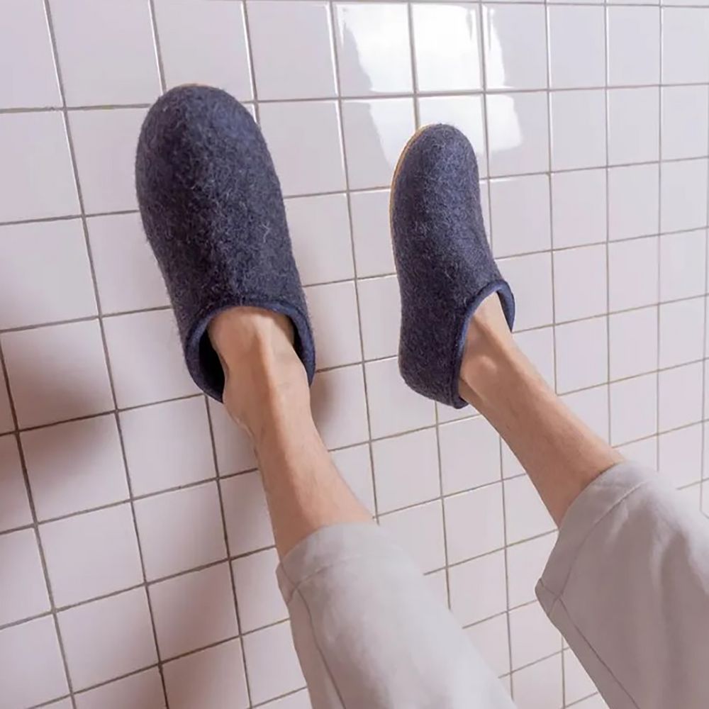 Домашние валенки Cant, темно-синие (клякса) — изображение 7