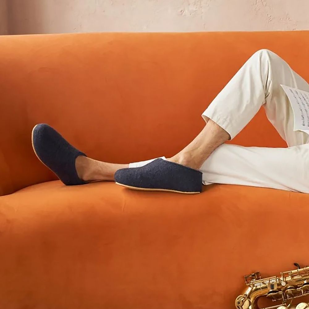 Домашние валенки Cant, темно-синие (клякса) — изображение 8