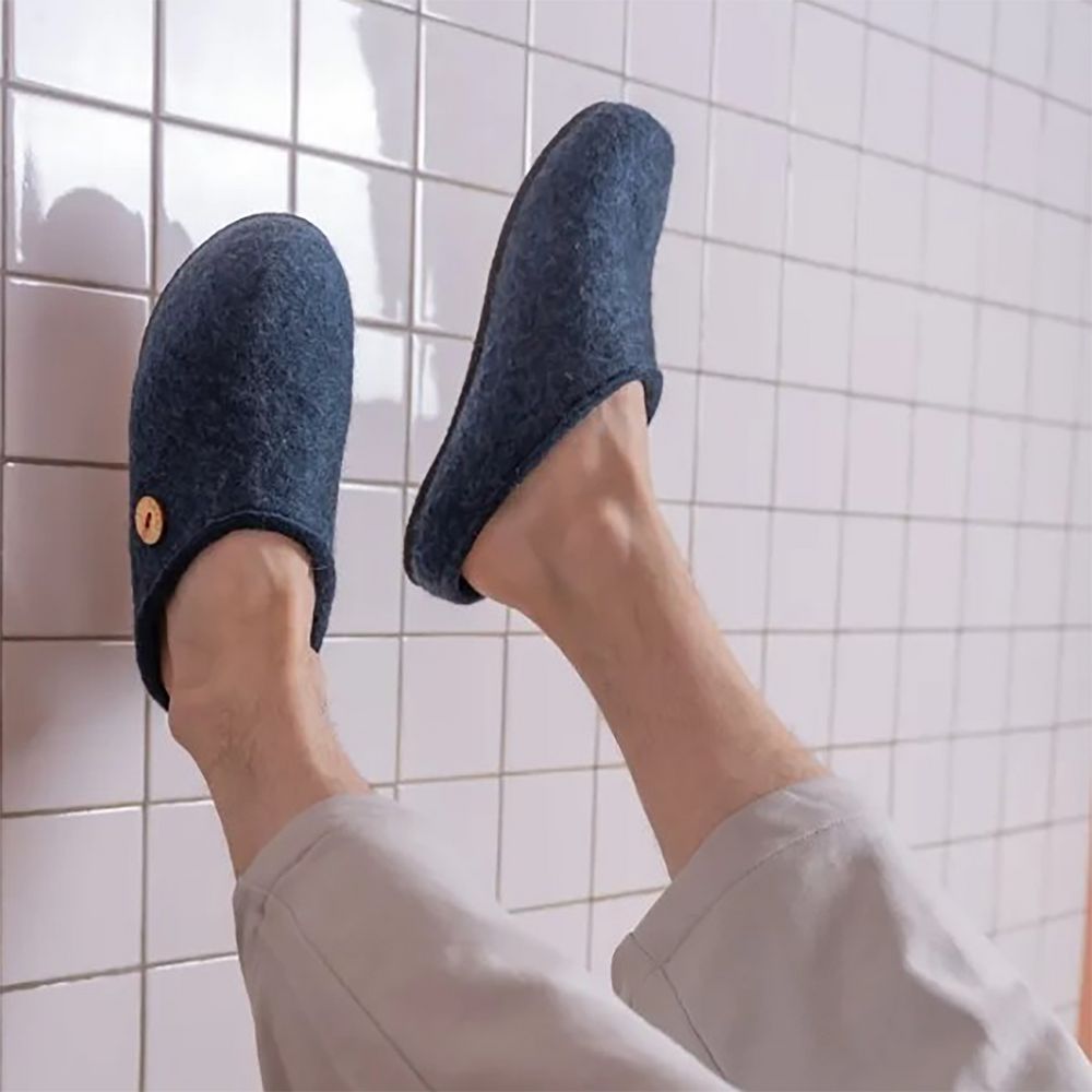 Домашние валенки Step, темно-синие (индиго) — изображение 7