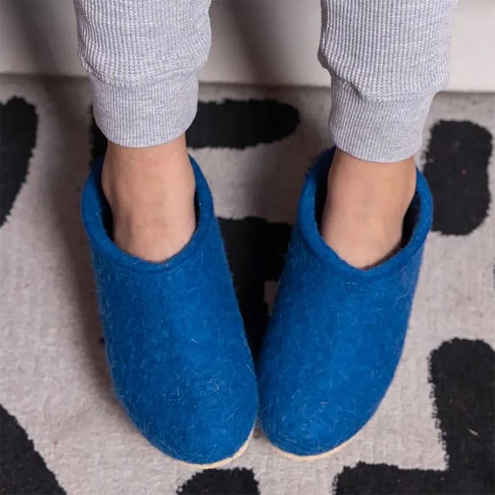 Домашние валенки Step, синие (василек) — изображение 6