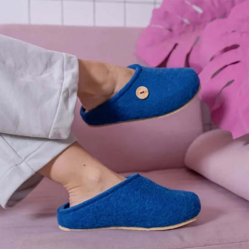 Домашние валенки Step, синие (василек) — изображение 8